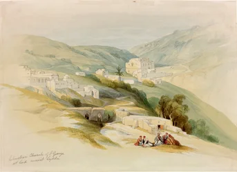 De kerk van St. George, Ludd, Palestina (Het oude Lydda)